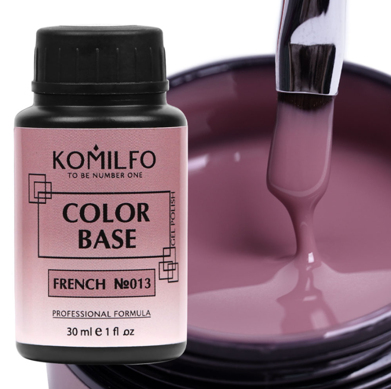 Komilfo Color Base French 013, bote 30ml — Photo 2