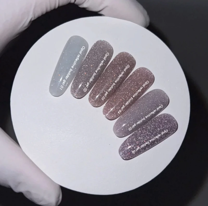 NAILSOFTHEDAY Opal Reflective Builder Gel 04, 15ml — Photo 4