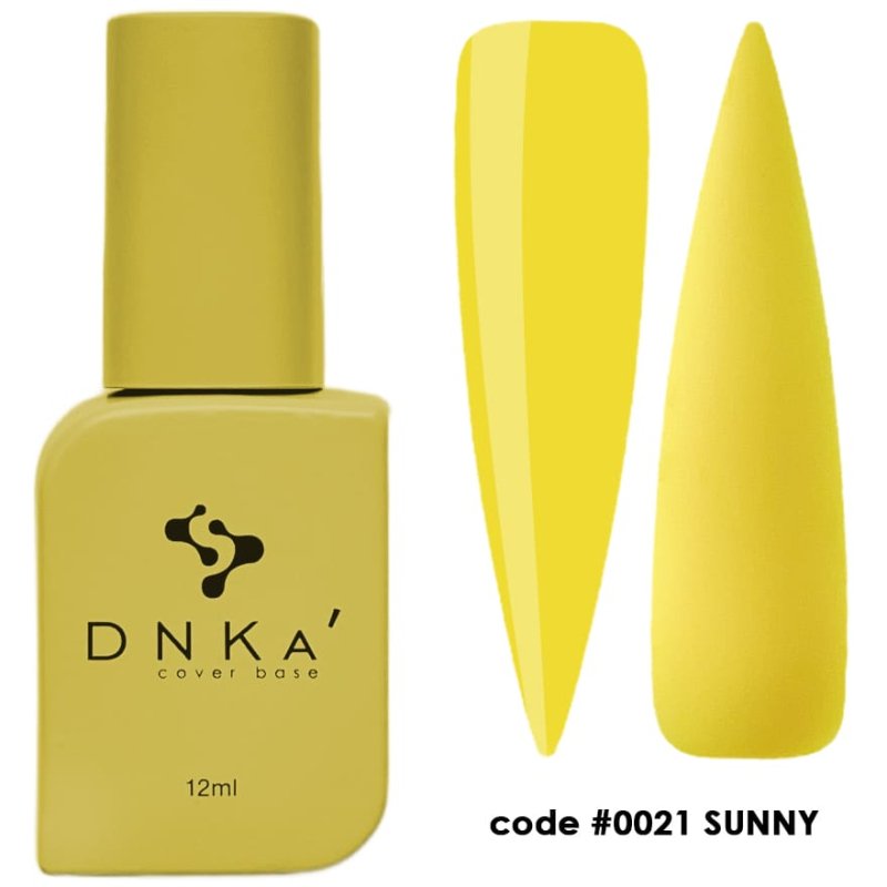 DNKa Cover Base 0021, Sunny 12 ml — Photo 2