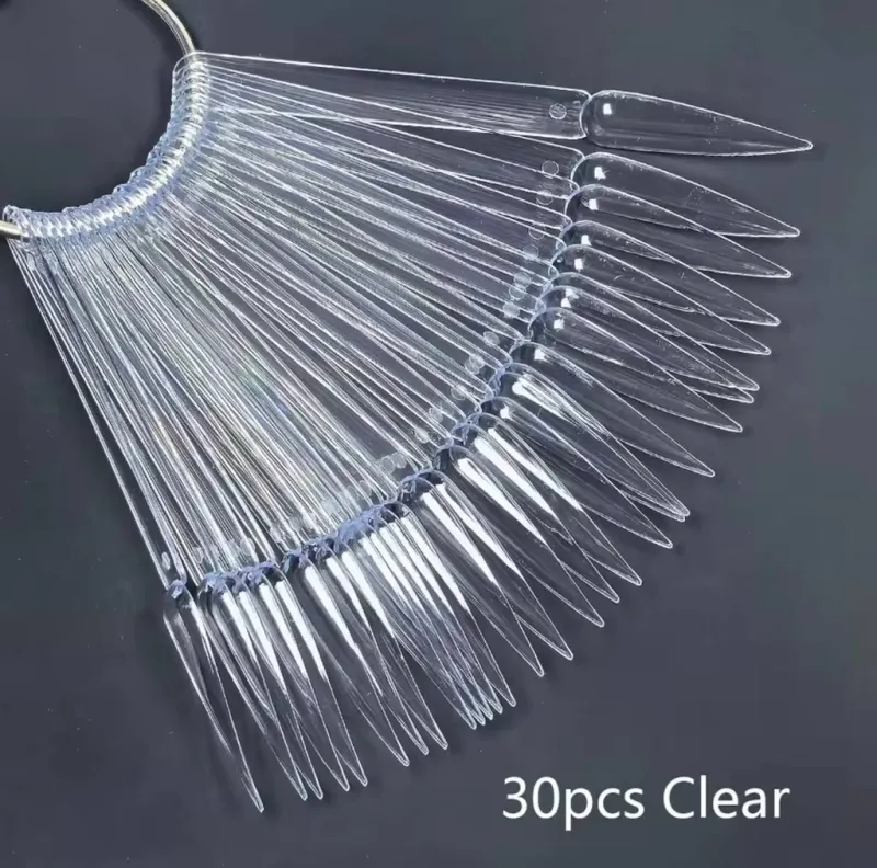 Tips Muestrario Stiletto 30uds (transparente) — Photo 2