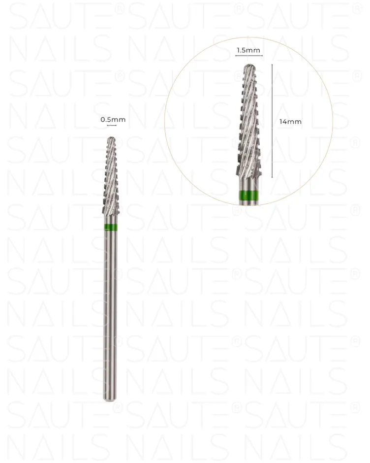 Saute Nails Fresa Retirada SN01, Verde — Photo 3