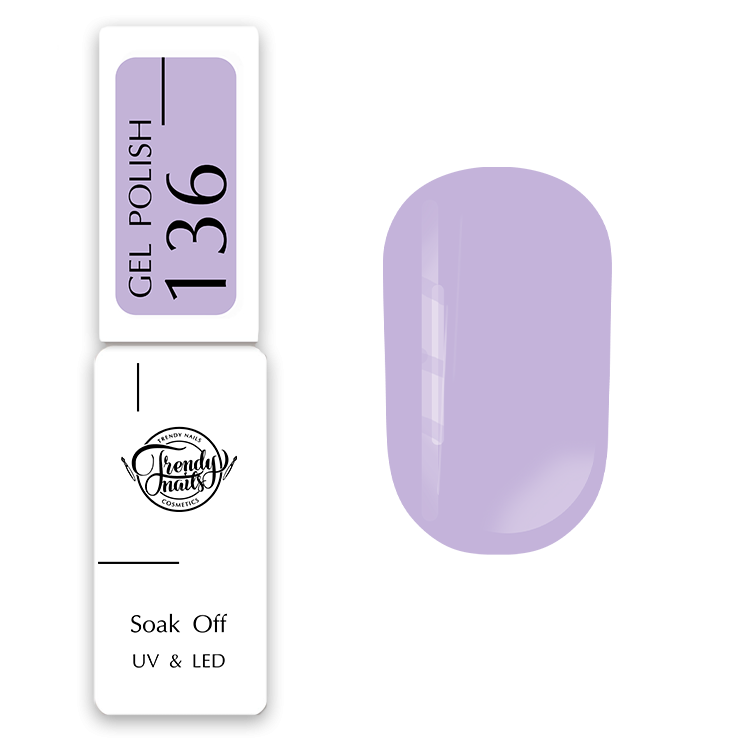 Trendy Nails Esmalte Semipermanente 136, 8ml — Photo 2