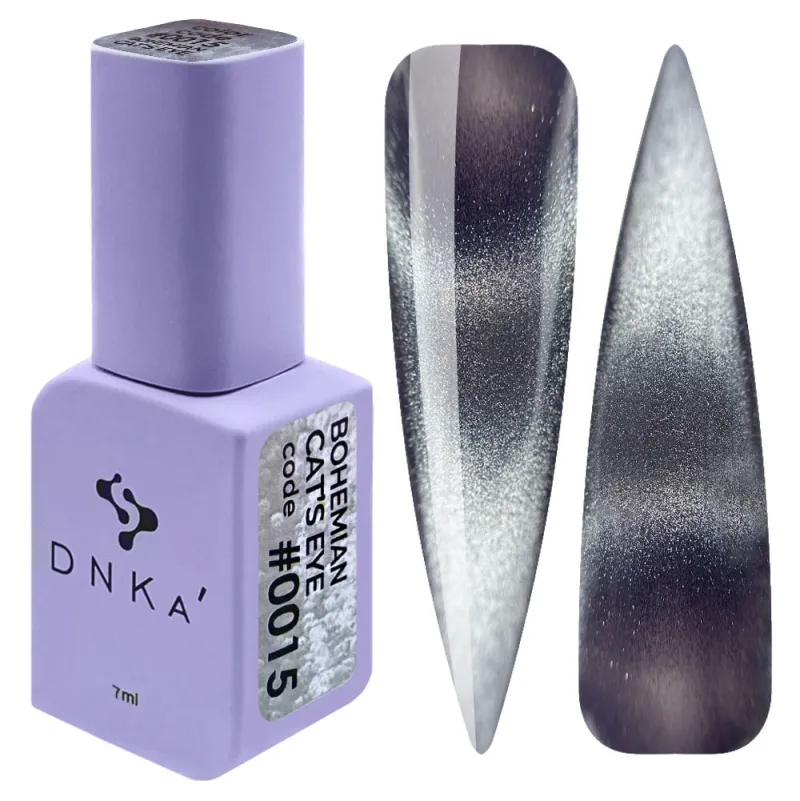 Dnka Esmalte Semipermanente Cat Eye 0015, 7ml (Bohemian) — Photo 2