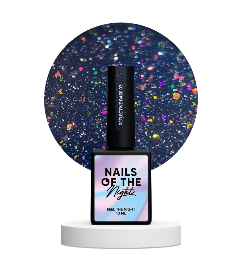 NAILSOFTHENIGHT Reflective base 03, 10 ml — Photo 6