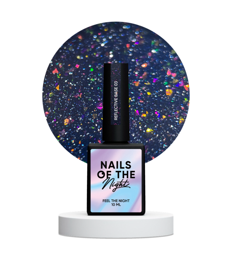 NAILSOFTHENIGHT Reflective base 03, 10 ml — Photo 6