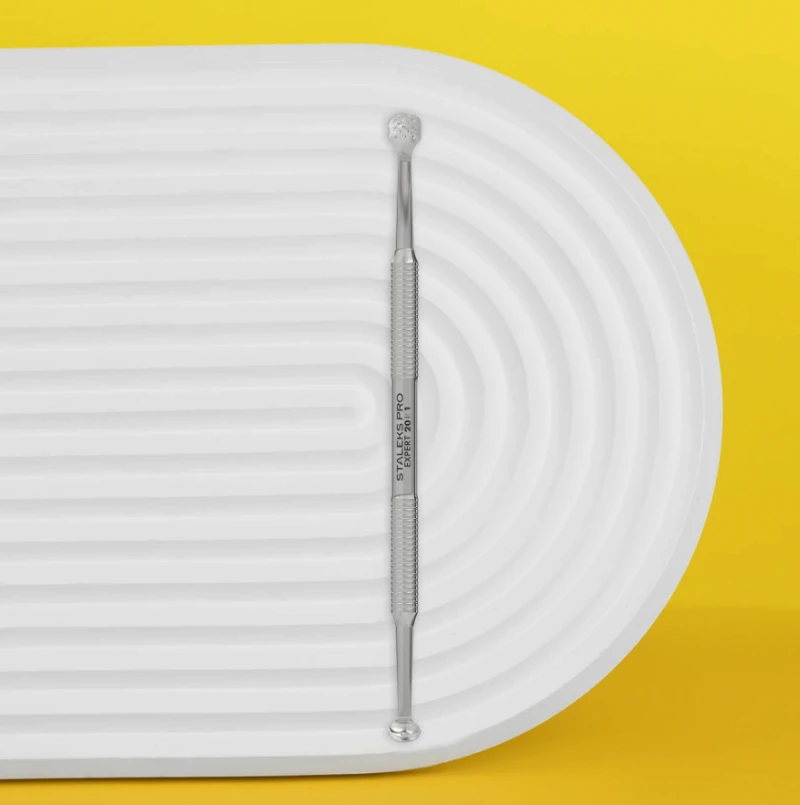 Staleks Herramienta para cosmetología de doble punta EXPERT 20/1 — Photo 2