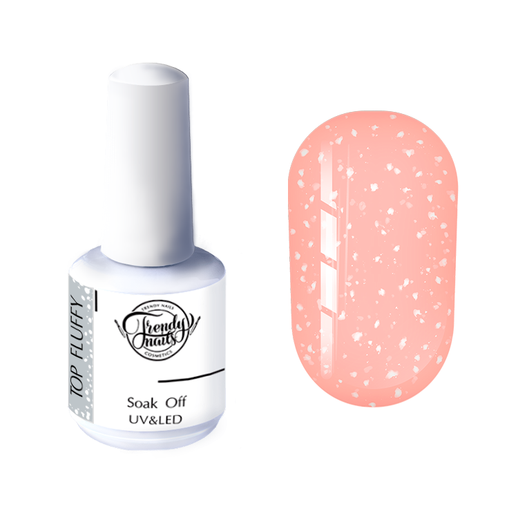 Trendy Nails Fluffy Top, 15ml — Photo 2