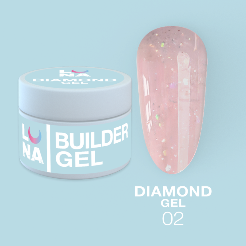 LunaMoon Diamond Gel 02, 15ml — Photo 2