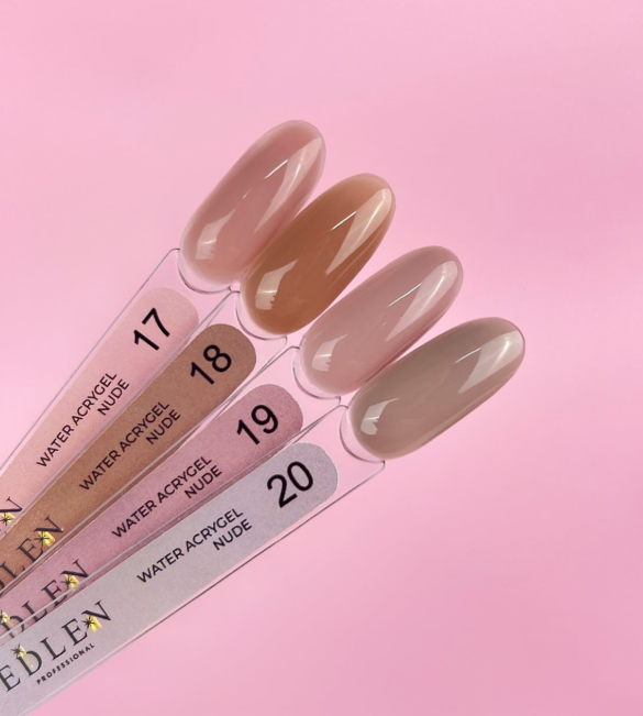 Edlen Water Acrygel 19 Nude, 9ml — Photo 3