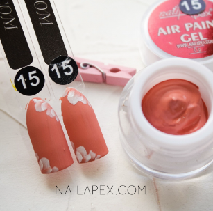 NailApex Air Paint Gel 15, 5g — Photo 2