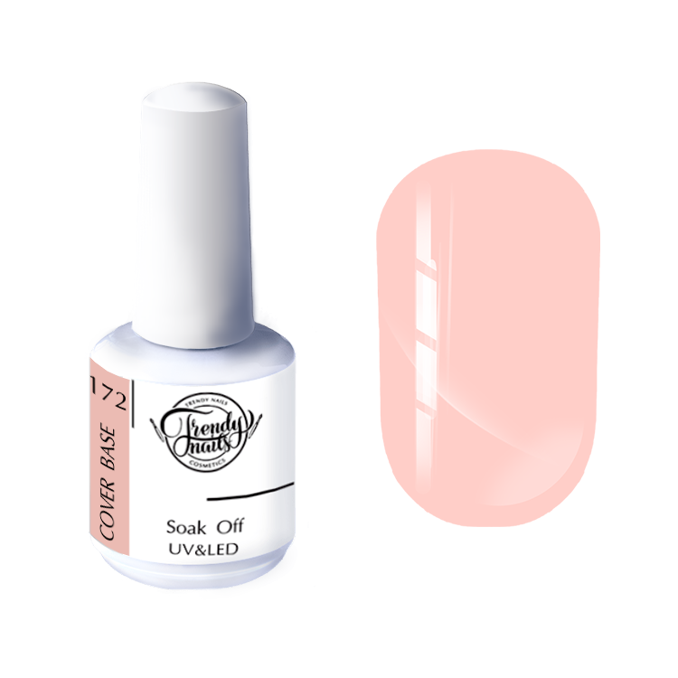 Trendy Nails Cover Base 172, 15ml — Photo 2