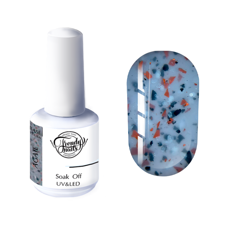 Trendy Nails Textural Base Agate, 15ml — Photo 2