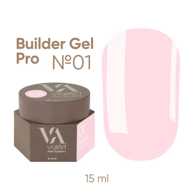 Valeri Builder Gel PRO 01, 15ml — Photo 2