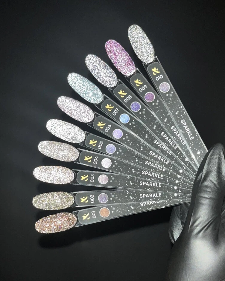 Esmalte semipermanente F.O.X. Sparkle 006, 7 ml — Photo 4