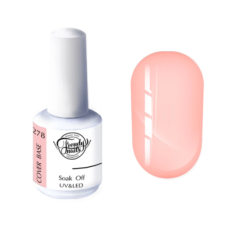 Trendy Nails Cover Base 278, 15ml — Photo 2