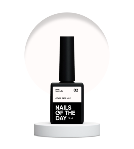 NAILSOFTHEDAY Cover base milk 02, 10 ml new formula — Photo 2