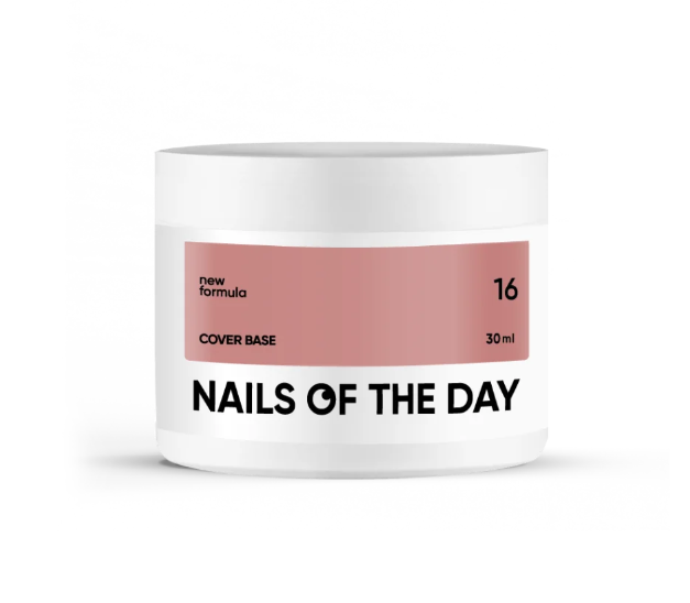 NAILSOFTHEDAY Cover base 16, 30ml new formula — Photo 2