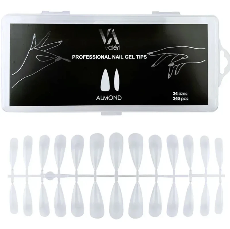 Valeri Gel Tips Almond, 240uds — Photo 2