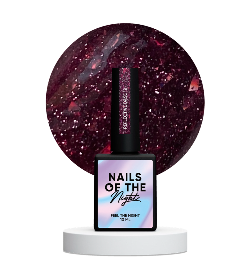 NAILSOFTHENIGHT Reflective base 012, 10 ml — Photo 2