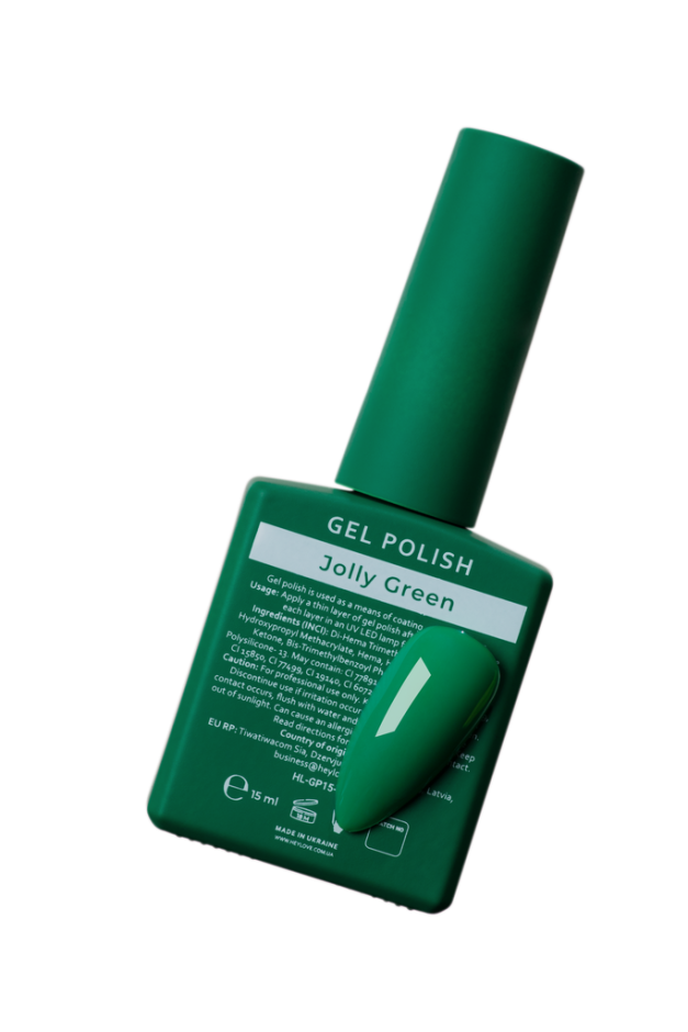 Heylove Esmalte Semipermanente Jolly Green, 15ml — Photo 2