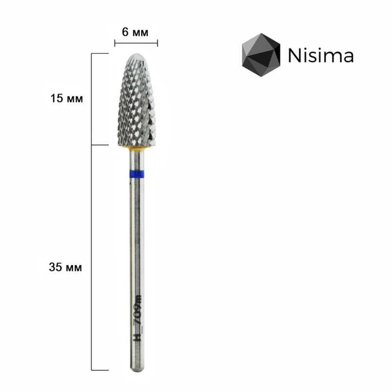 Nisima , fresa de carburo H709mk, azul — Photo 2