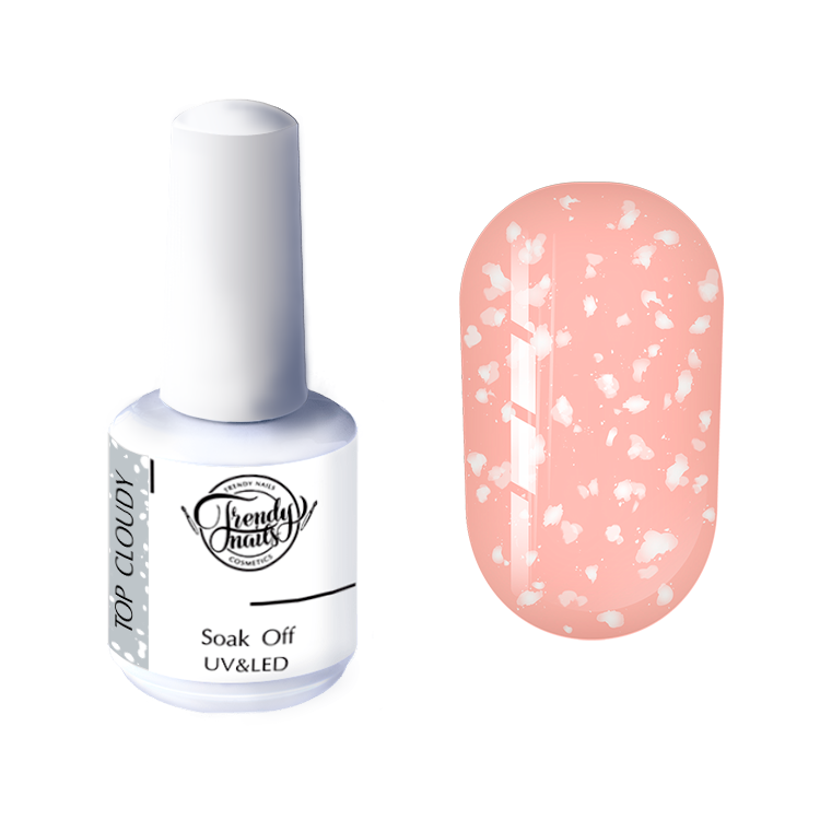 Trendy Nails Cloudy Top, 15ml — Photo 2