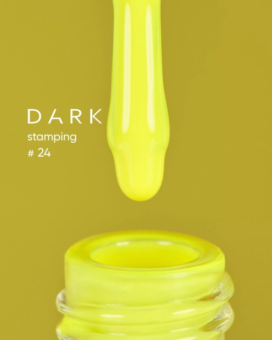 Dark by Rior Esmalte para Estampar 24 Amarillo Neon, 10ml — Photo 2