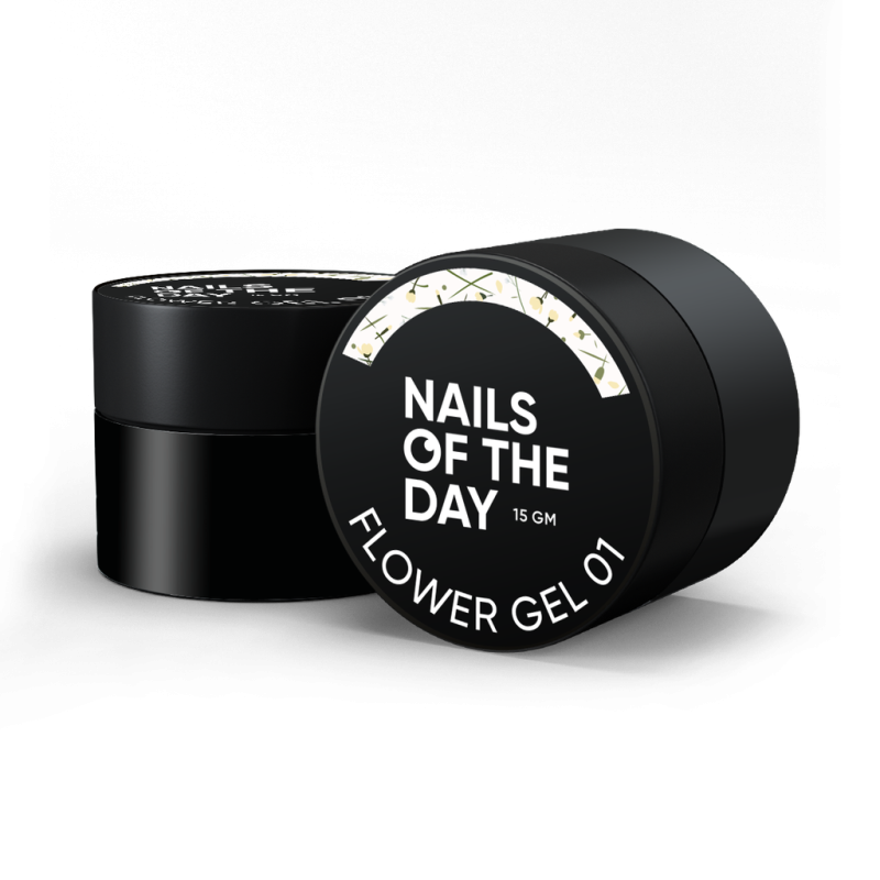 NAILSOFTHEDAY Flower gel, 01, 15g — Photo 4