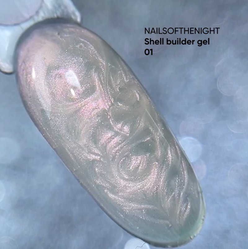 NAILSOFTHENIGHT Shell builder gel 01, 15 ml — Photo 2