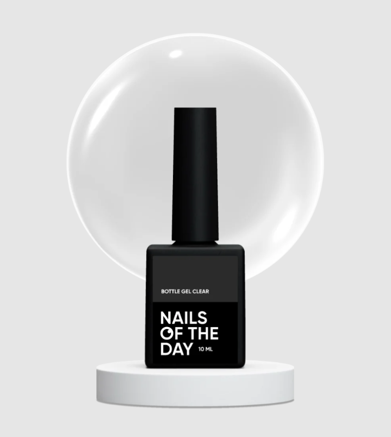 NAILSOFTHEDAY Bottle gel Clear, 10ml — Photo 2