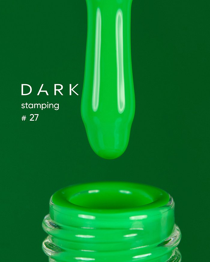 Dark by Rior Esmalte para Estampar 27 Verde Neon, 10ml — Photo 2