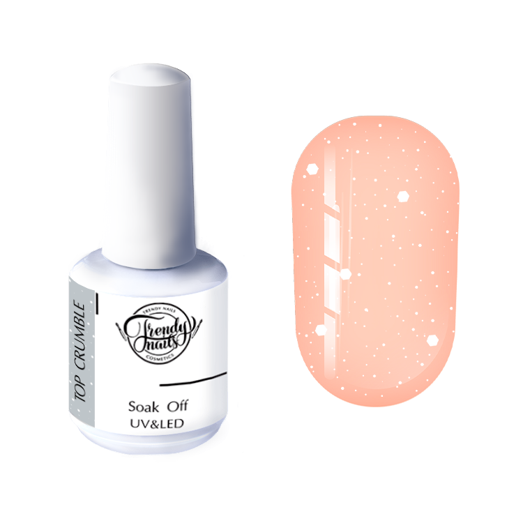 Trendy Nails Crumble Top, 15ml — Photo 2