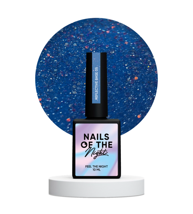 NAILSOFTHENIGHT Reflective base 05, 10 ml — Photo 4