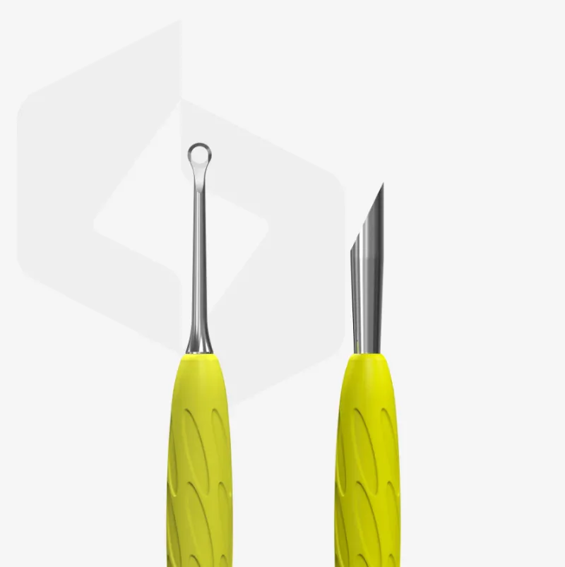 Staleks Empujador Para Manicura Con Mango De Silicona "Gummy" UNIQ 11/2 — Photo 3