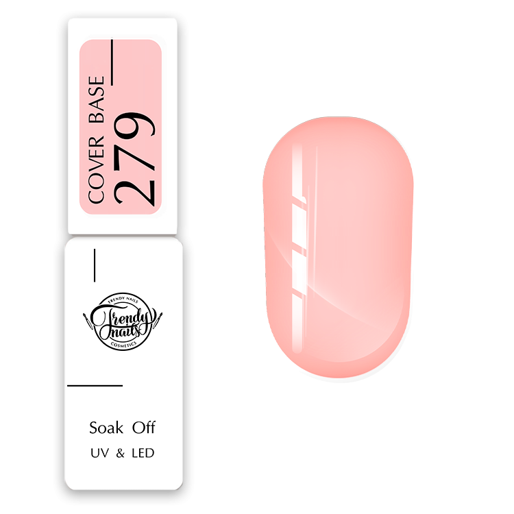 Trendy Nails Cover Base 279, 8ml — Photo 2