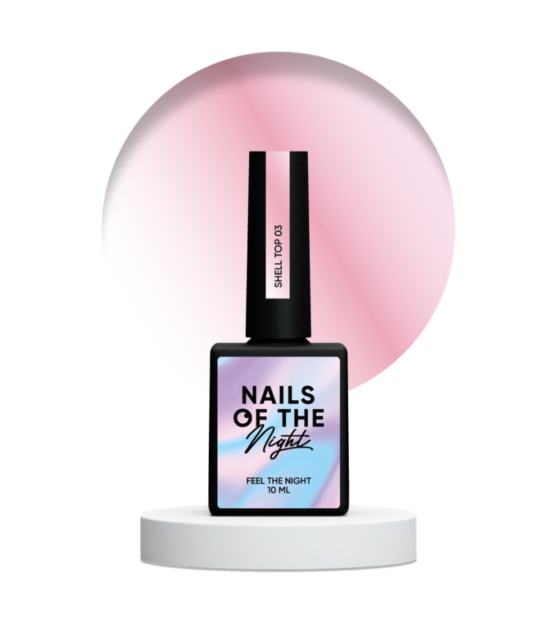 NAILSOFTHENIGHT Shell Top 03, 10ml — Photo 4