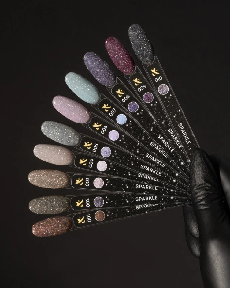 Esmalte semipermanente F.O.X. Sparkle 006, 7 ml — Photo 3