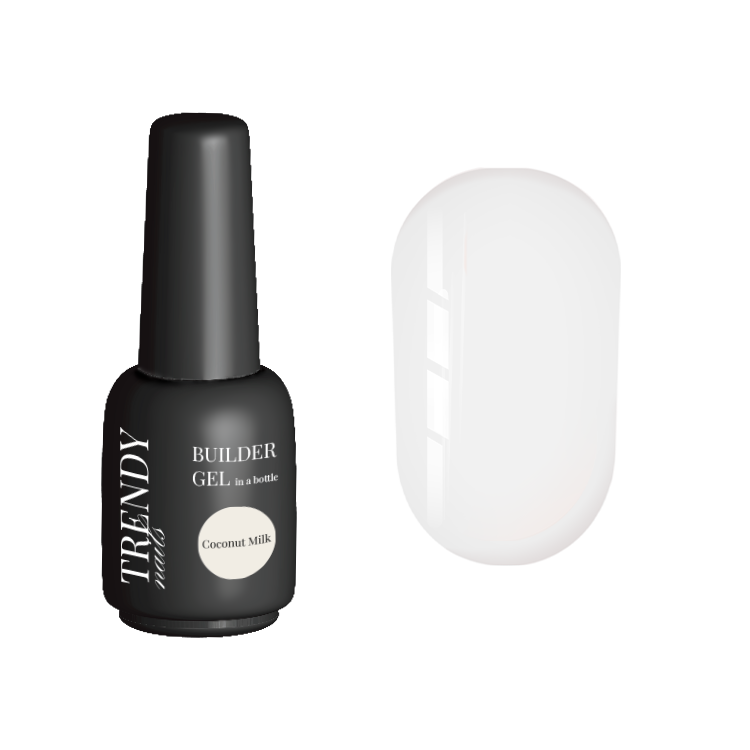 Trendy Nails Builder Gel in a bottle Coconut Milk, 15ml — Photo 2