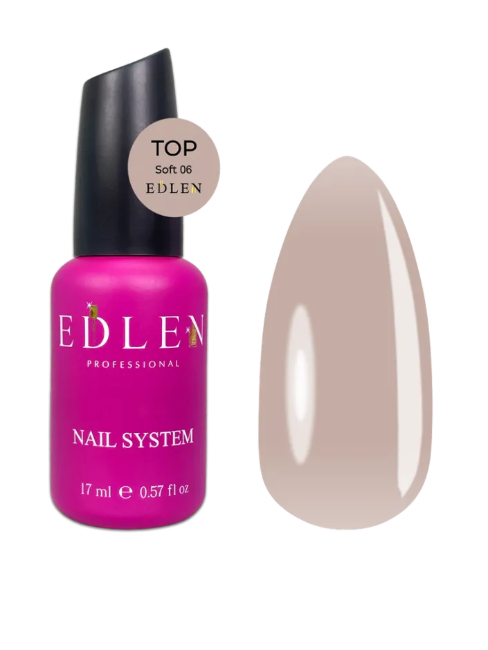 Edlen Top No Wipe 06 Soft, 9ml — Photo 2