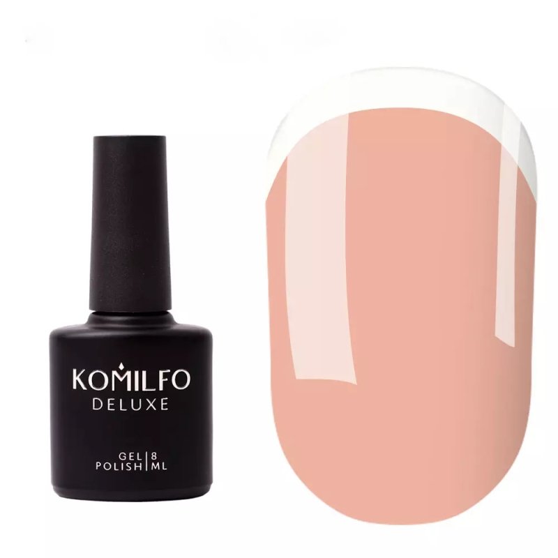 Komilfo French Rubber Base №001 Dusty Rose, 8ml — Photo 2