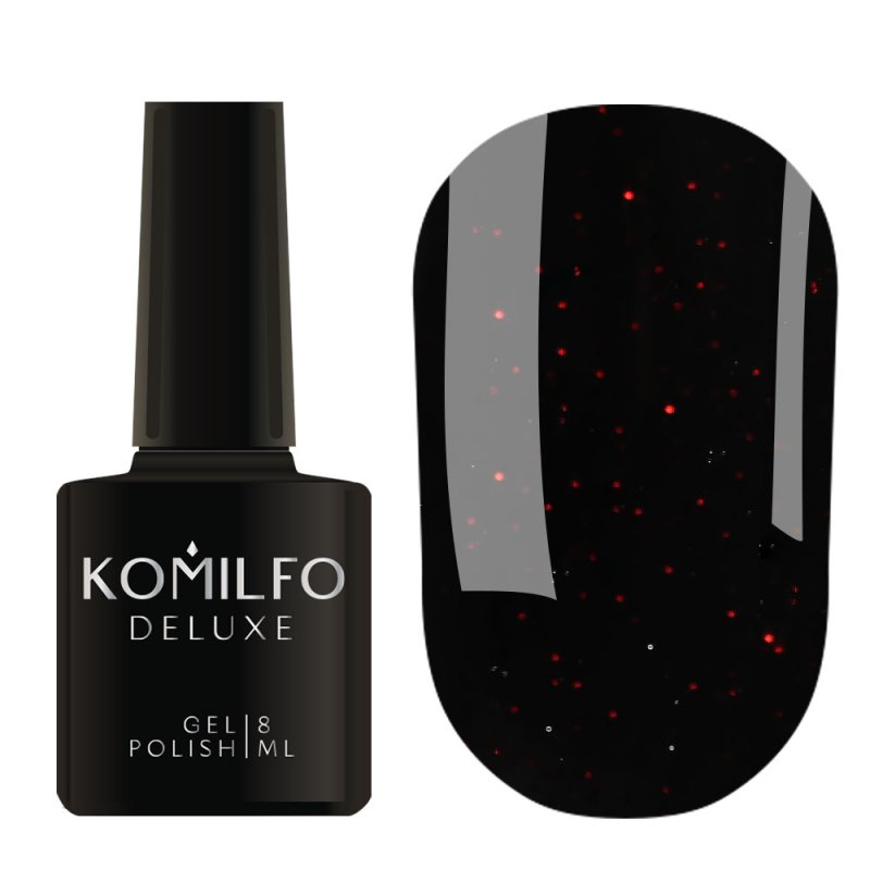 Komilfo Esmalte Semipermanente Black Red, 8ml — Photo 2