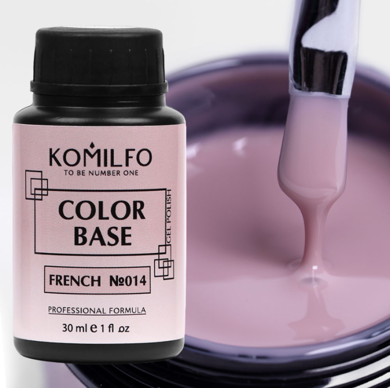 Komilfo Color Base French 014, bote 30ml — Photo 2