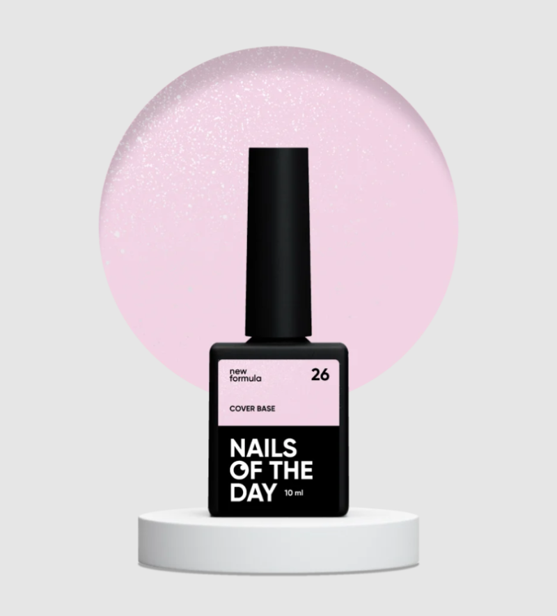 NAILSOFTHEDAY Cover base 26, 10 ml new formula — Photo 2