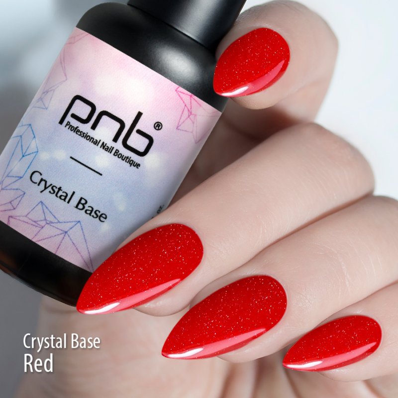 PNB UV/LED Crystal Base PNB Red, 8ml — Photo 2