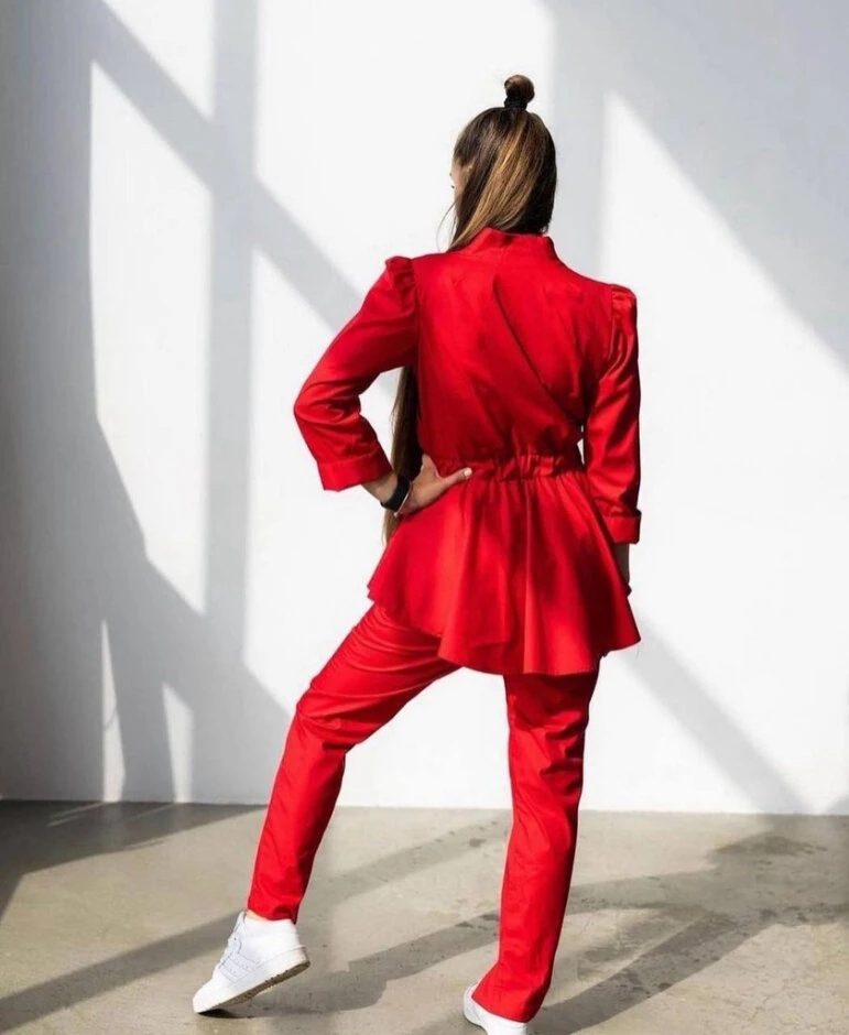 Uniforme &quot;FRIDA&quot; rojo, L — Photo 4