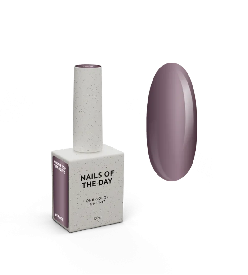 NAILSOFTHEDAY Color Top 16 Vitrage, 10ml — Photo 2
