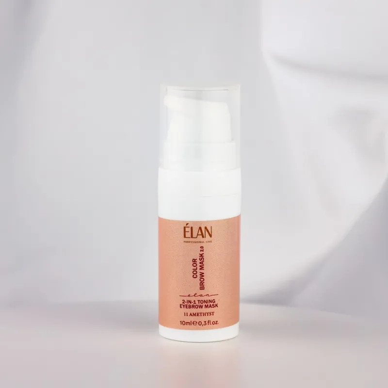 ELAN COLOR BROW MASK 2.0: 2-in-1 Toning Eyebrow Mask 11 Amethyst, 10ml — Photo 2