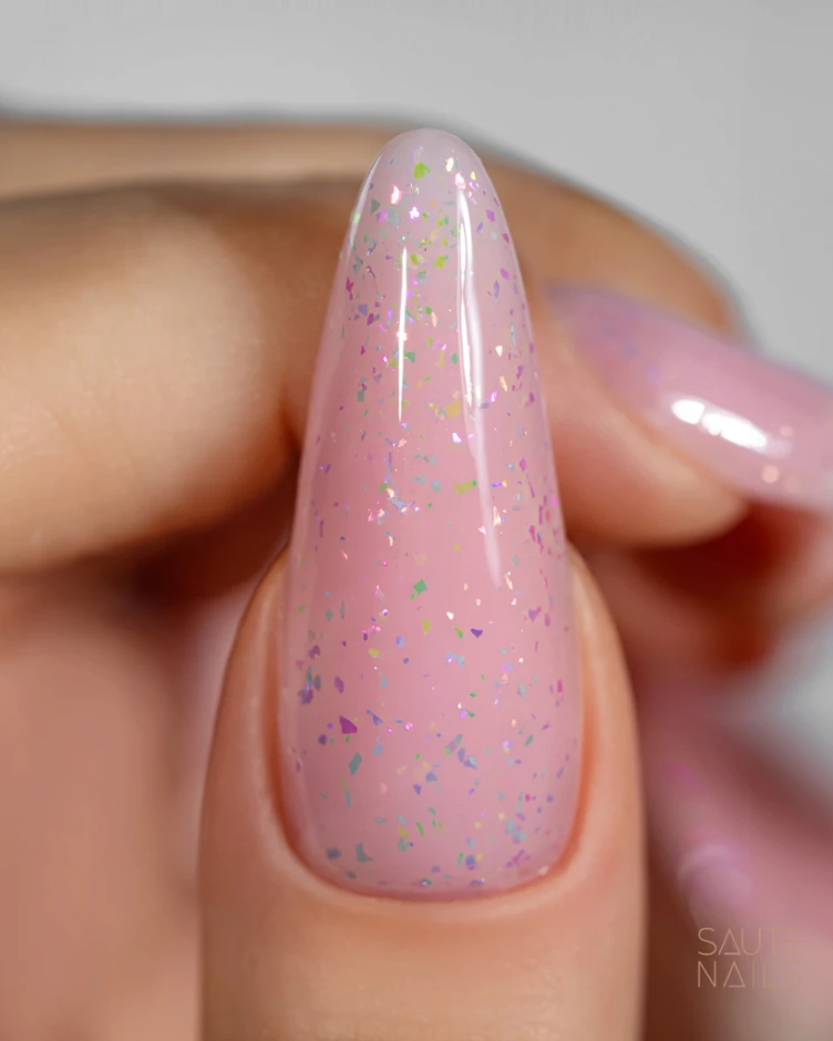 Saute Holo Flakes Top No Wipe, 8ml — Photo 4