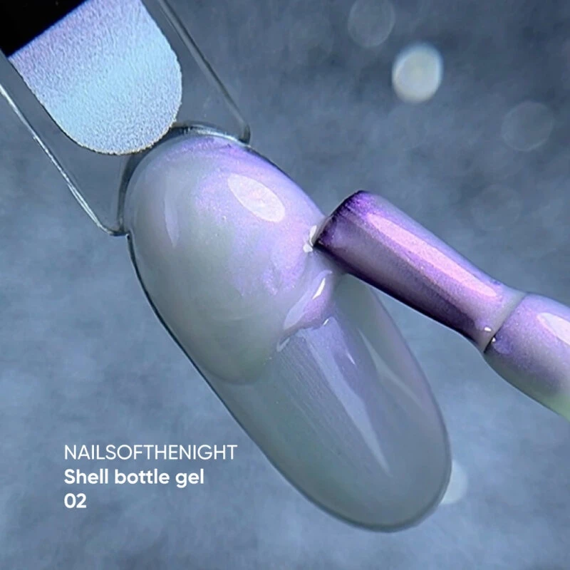 NAILSOFTHENIGHT Shell Bottle gel 02, 10 ml — Photo 5
