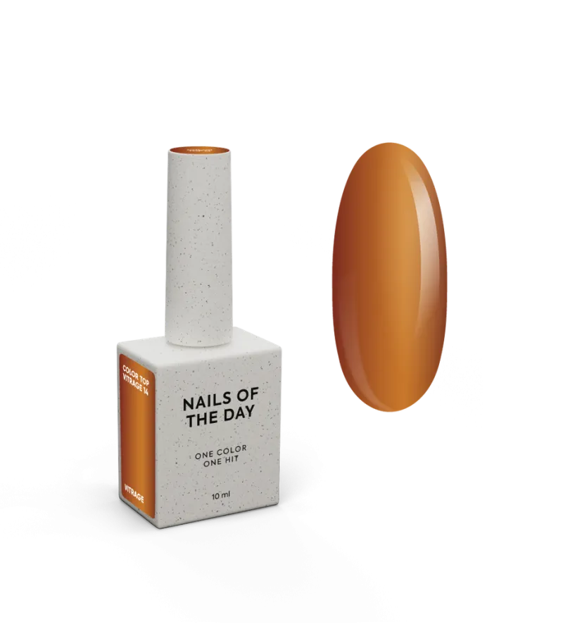 NAILSOFTHEDAY Color Top 14 Vitrage, 10ml — Photo 2